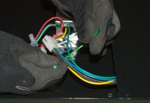 PHOTO: Wrap the wire tie around the wires.