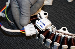 PHOTO: Unplug the stator wire harness connections.