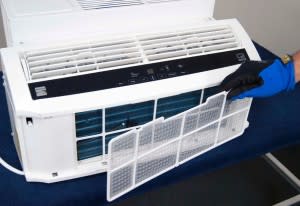 Introduction image for article on the common parts of window air conditioners.