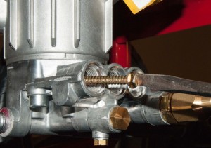 PHOTO: Insert a screw in the check valve body.