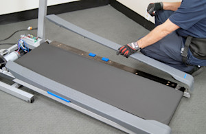 Reinstall the side foot rails.