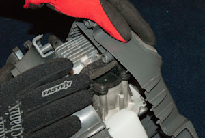 Reinstall the left side housing.