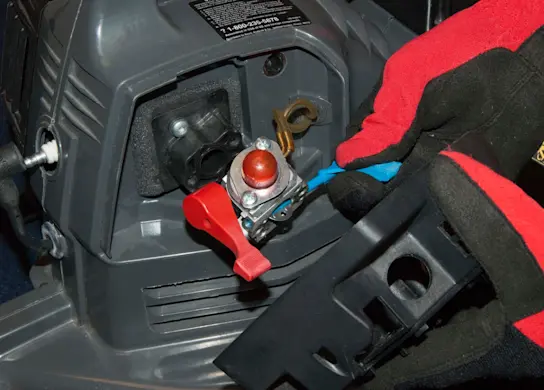 PHOTO: Pull off the air box.