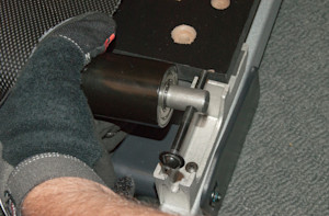 Reinstall the rear roller.