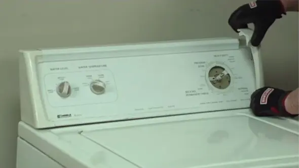 PHOTO: Reinstall the control panel endcaps.