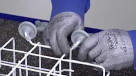 Replacing dishrack rollers on Kenmore 587-series and Frigidaire dishwashers video