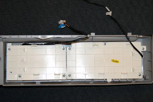 PHOTO: Mounting screws in the user interface board.