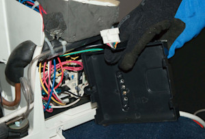 Remove the control board case.