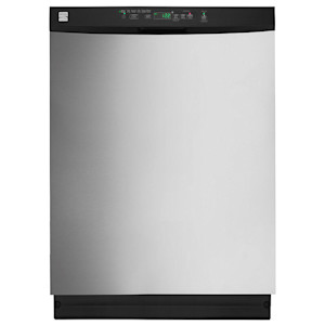 A dishwasher that has power but won't run could be set in demo mode.