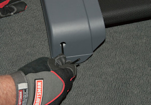 Adjust the belt tracking.