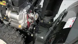 How to replace the auger belt and ground drive belt in a snowblower