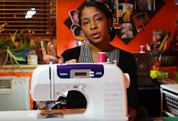 How to stop sewing machine thread from bunching under fabric video