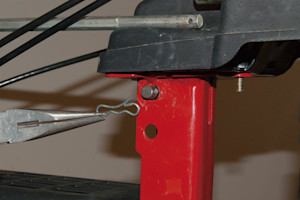 Remove the cotter pin.