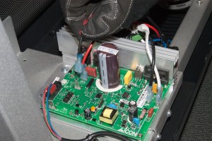 PHOTO: Reconnect the motor controller wires.