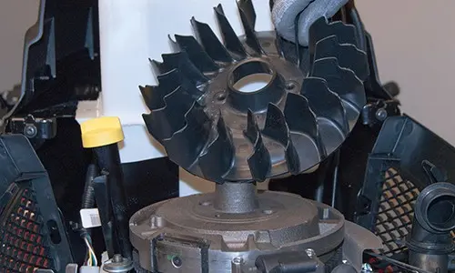 PHOTO: Reinstall the blower fan.