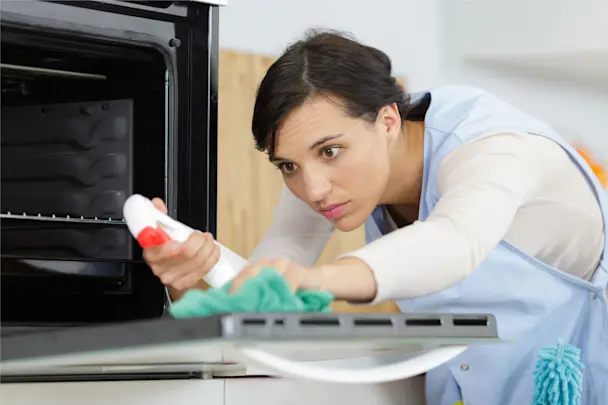 sears parts direct image for How to remove grease from your oven