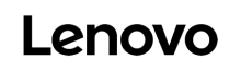 Black and white Lenovo logo.