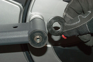 Reinstall the D-washer.