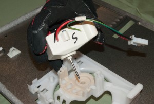 PHOTO: Install the new fan motor.
