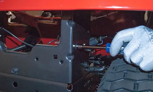 PHOTO: Remove the mounting bolt.