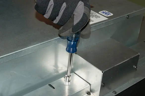 PHOTO: Remove the clamp channel nuts.