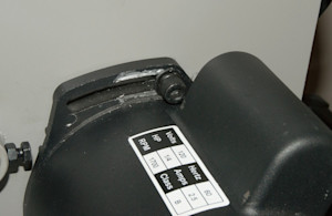 Pivot the motor inward.