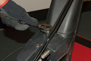 Reinstall the mounting bolt.