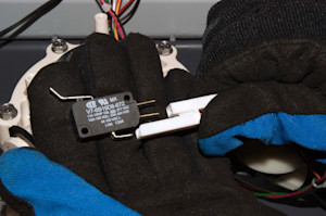 Connect the switch wires.