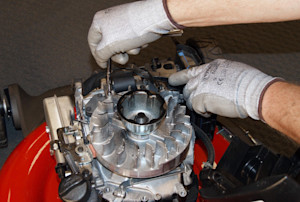 Remove the screws from the coil.