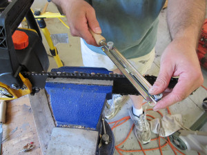 How to sharpen a chainsaw.