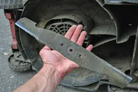 How to measure a mower blade