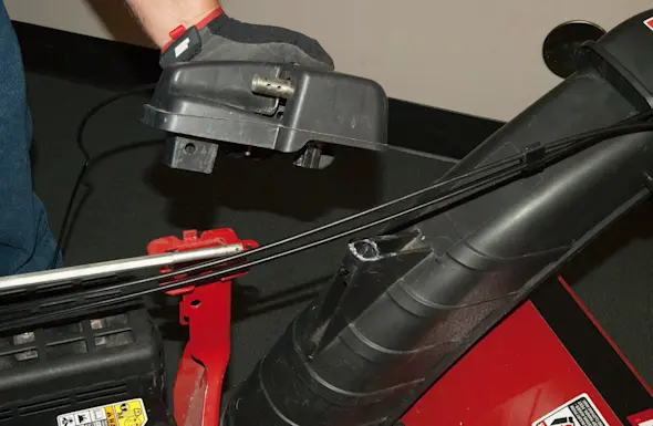 PHOTO: Remove the gearbox.