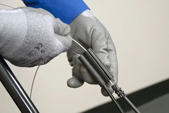 PHOTO: Reinstall the zone control cable.