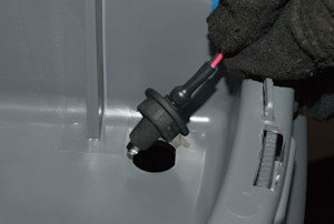 Install the tank light.