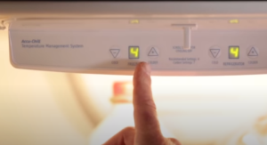 Adjust fridge temperature settings