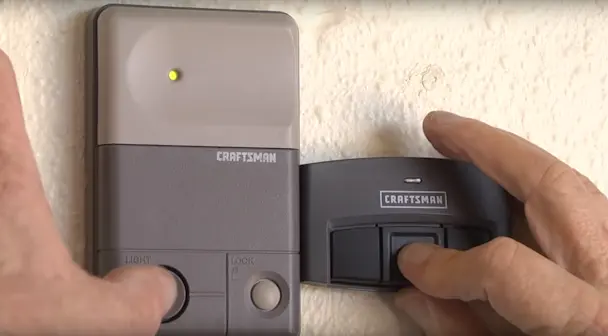 sears parts direct image for Garage door opener remotes won't work video