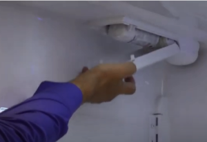 How to replacing the water filter in an LG refrigerator.