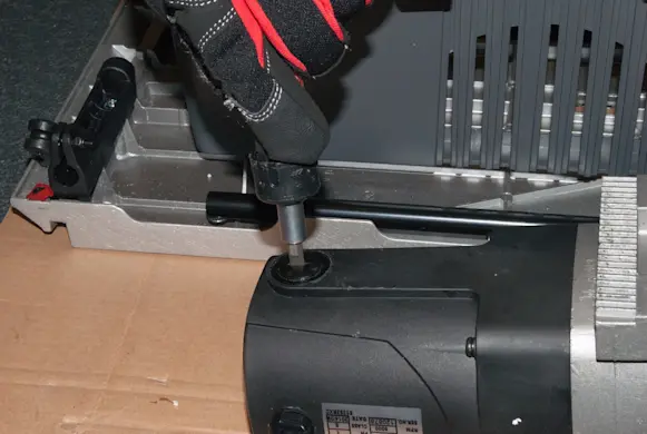 PHOTO: Remove the brush caps.