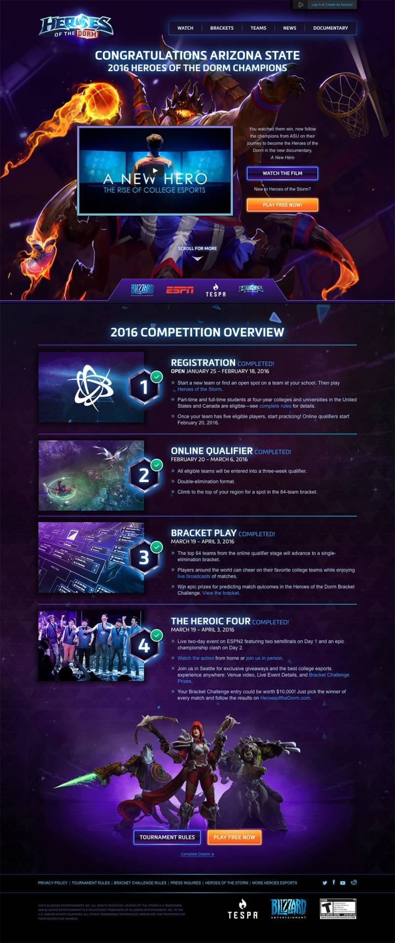Heroes of the Dorm - Home