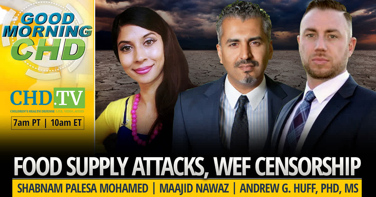 Food Supply Attacks, WEF Censorship, SA VAERS + More With Shabnam Palesa Mohamed, Maajid Nawaz + Andrew G. Huff