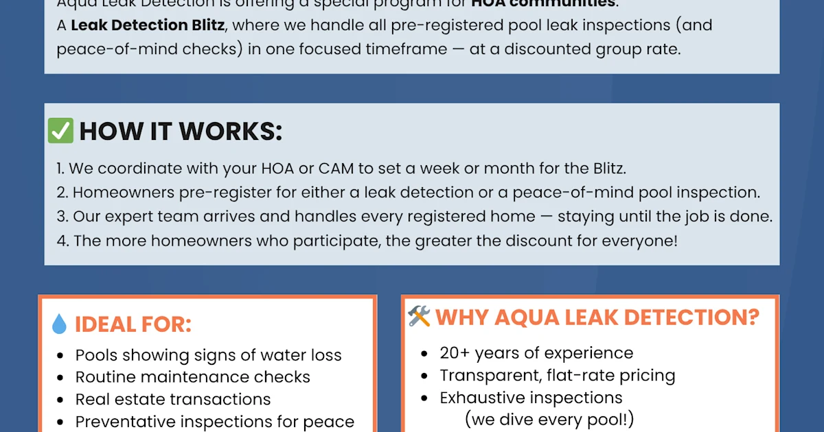 Introducing the Leak Detection Blitz: A Smarter Way to Serve Your Community