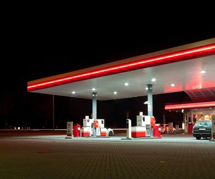 Petrol station