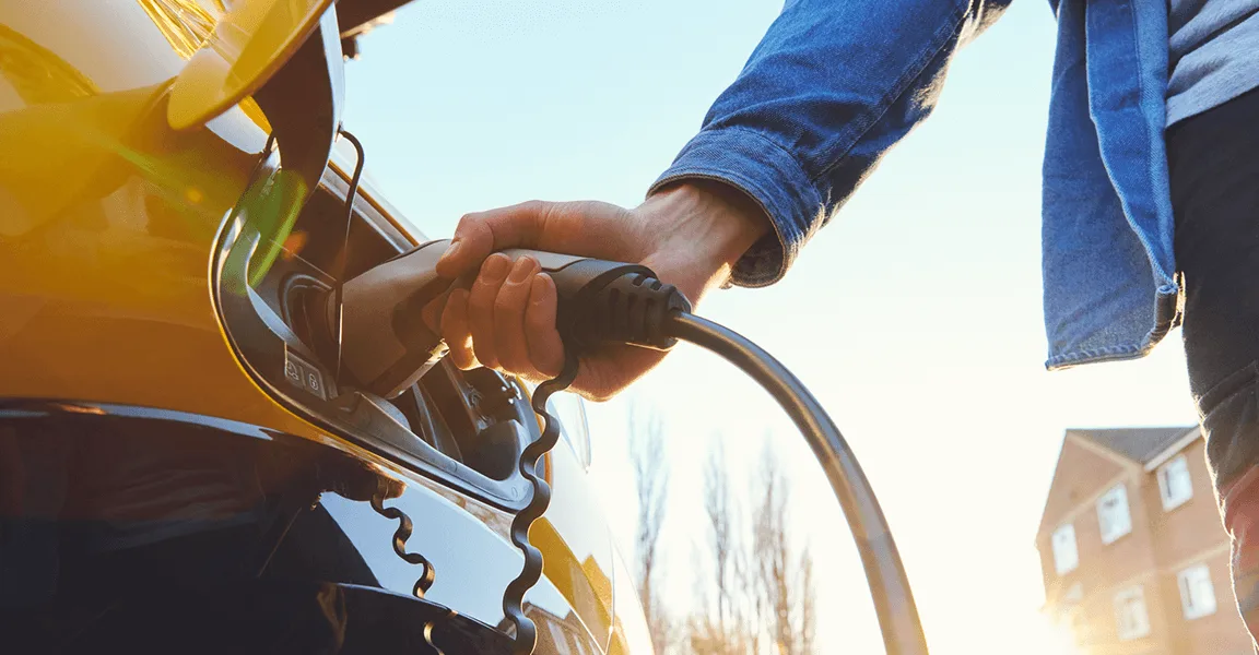 Charging electric vehicle