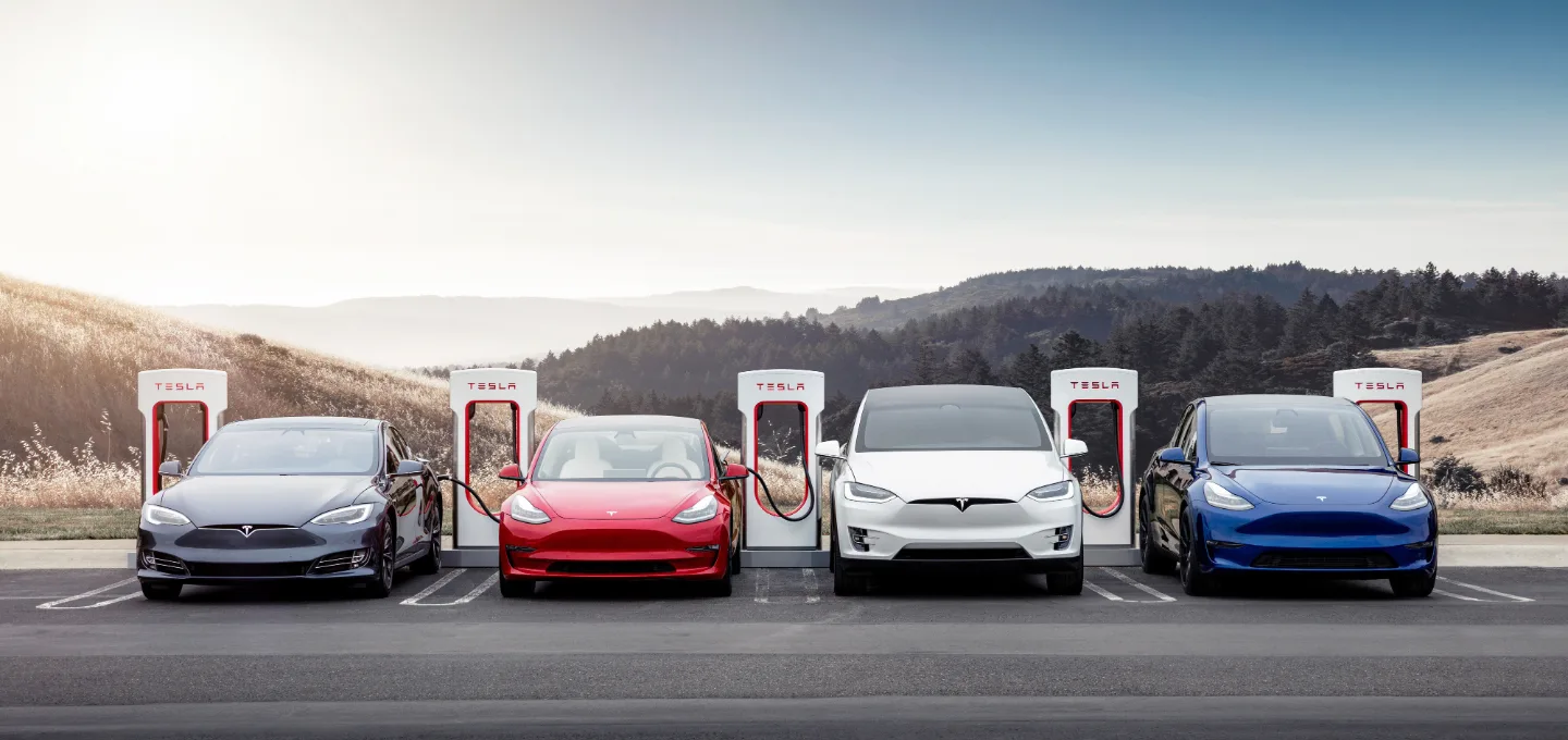 Tesla Supercharger network