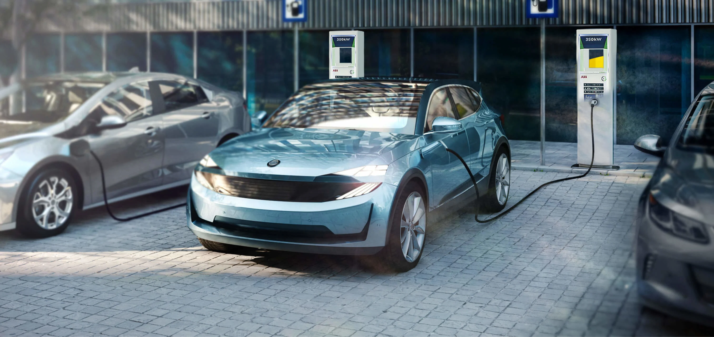 Charging electric vehicle