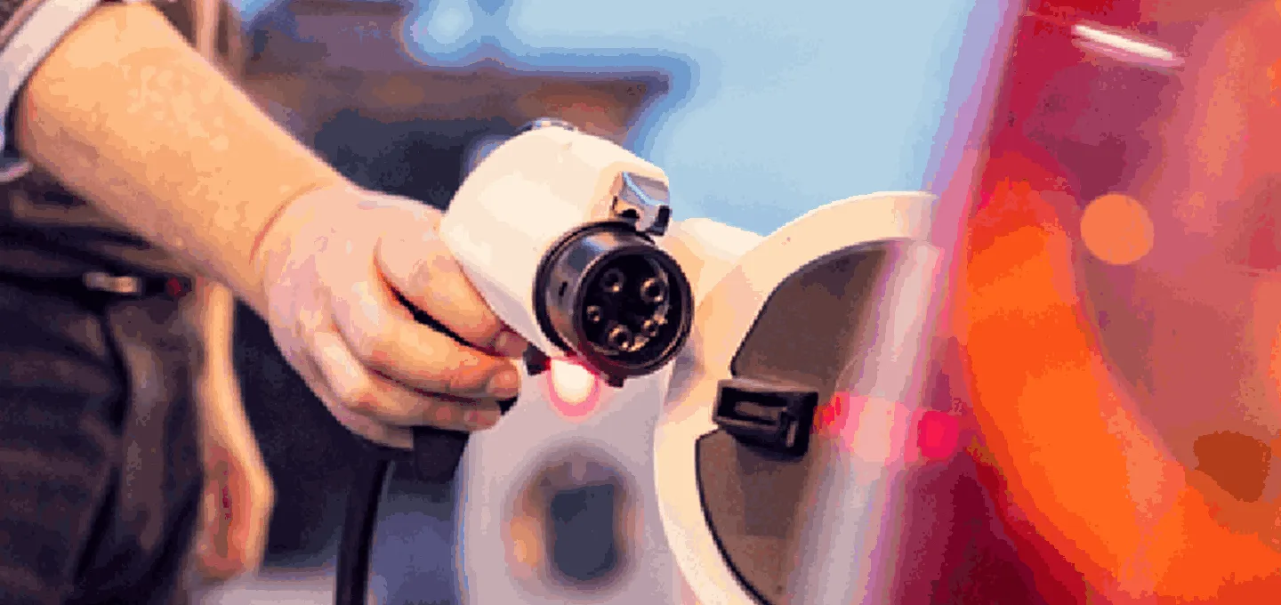 Charging electric vehicle