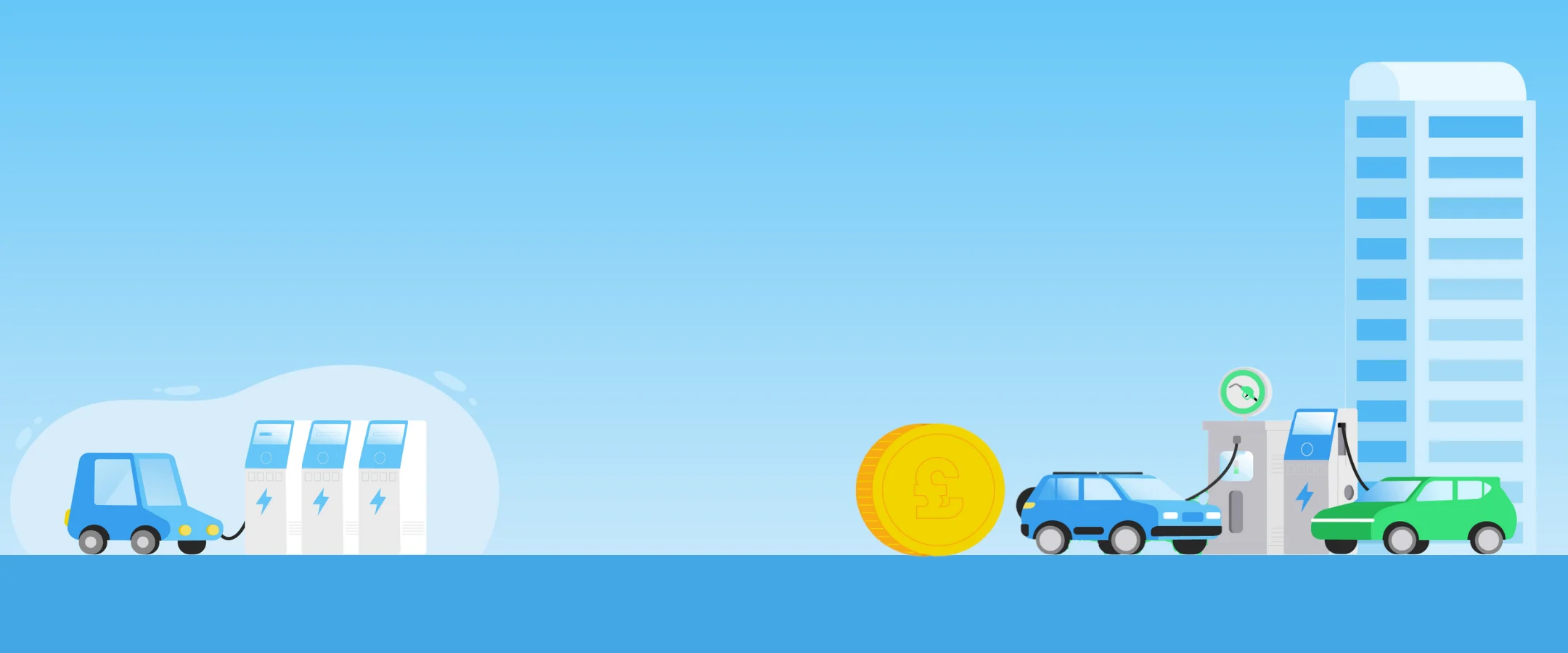 Charging electric vehicle