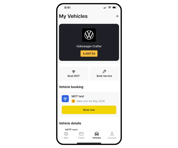 Servicepoint booking on phone