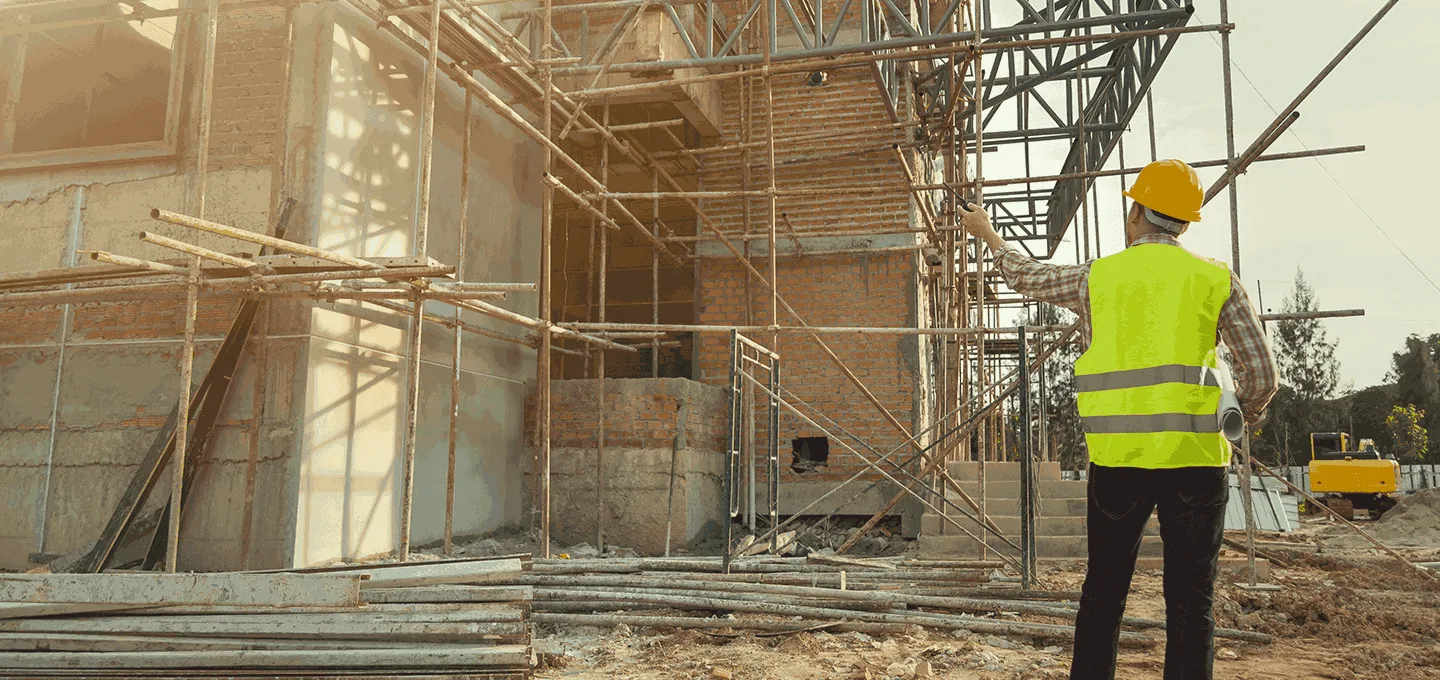 Construction of a house