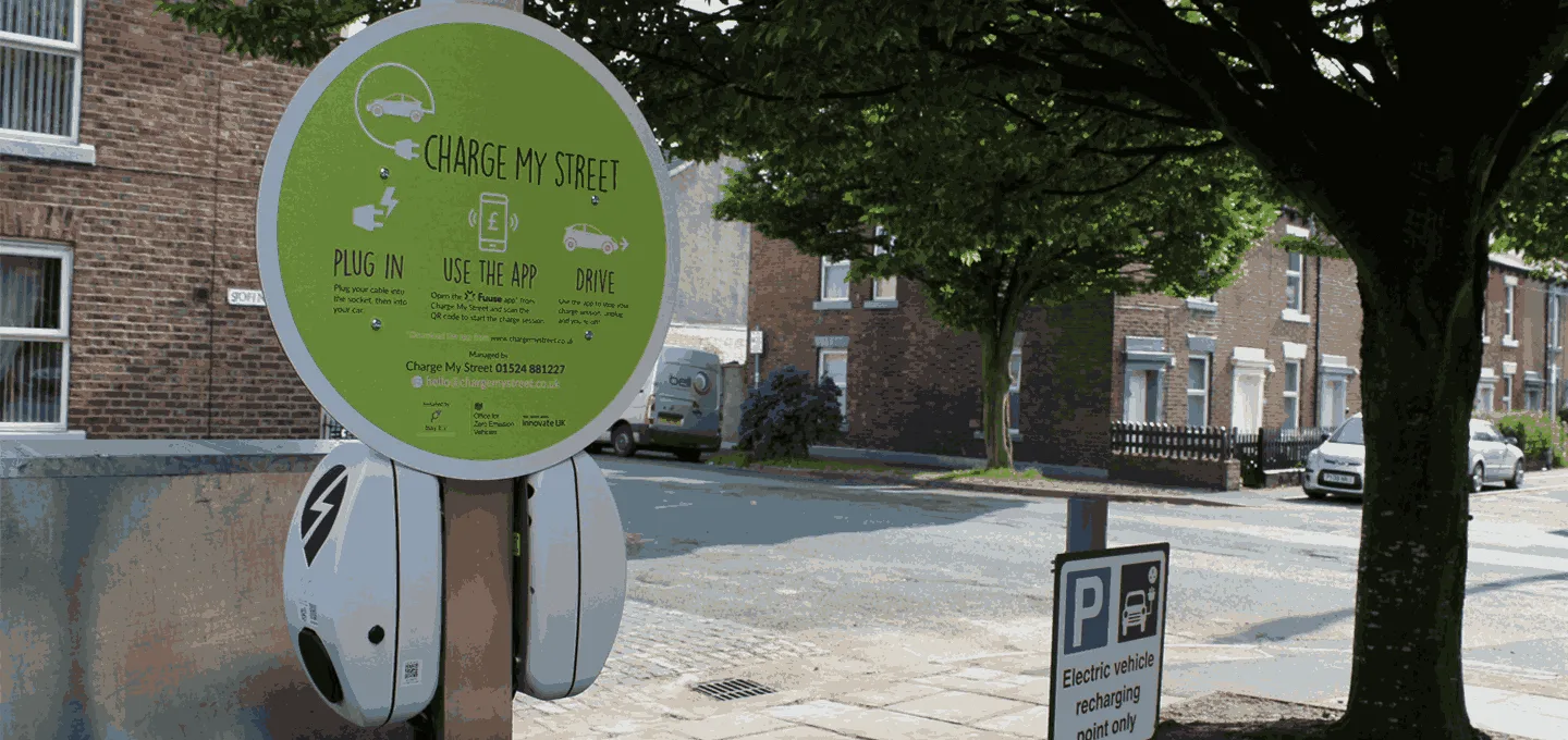 Charging station for electric car